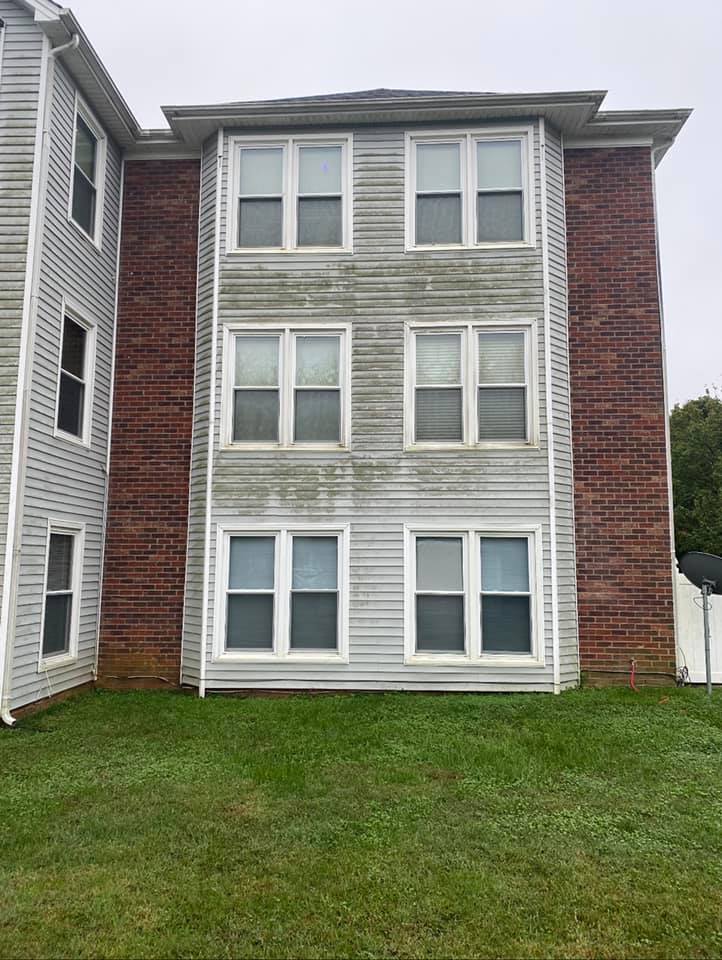 Apartment Soft Wash before