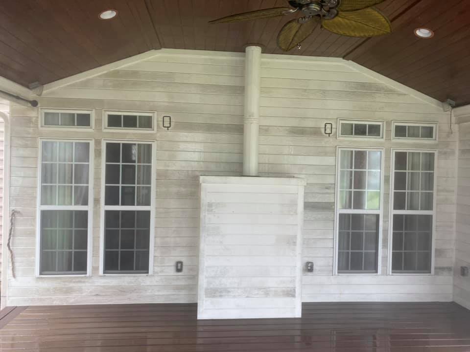 Covered Porch before