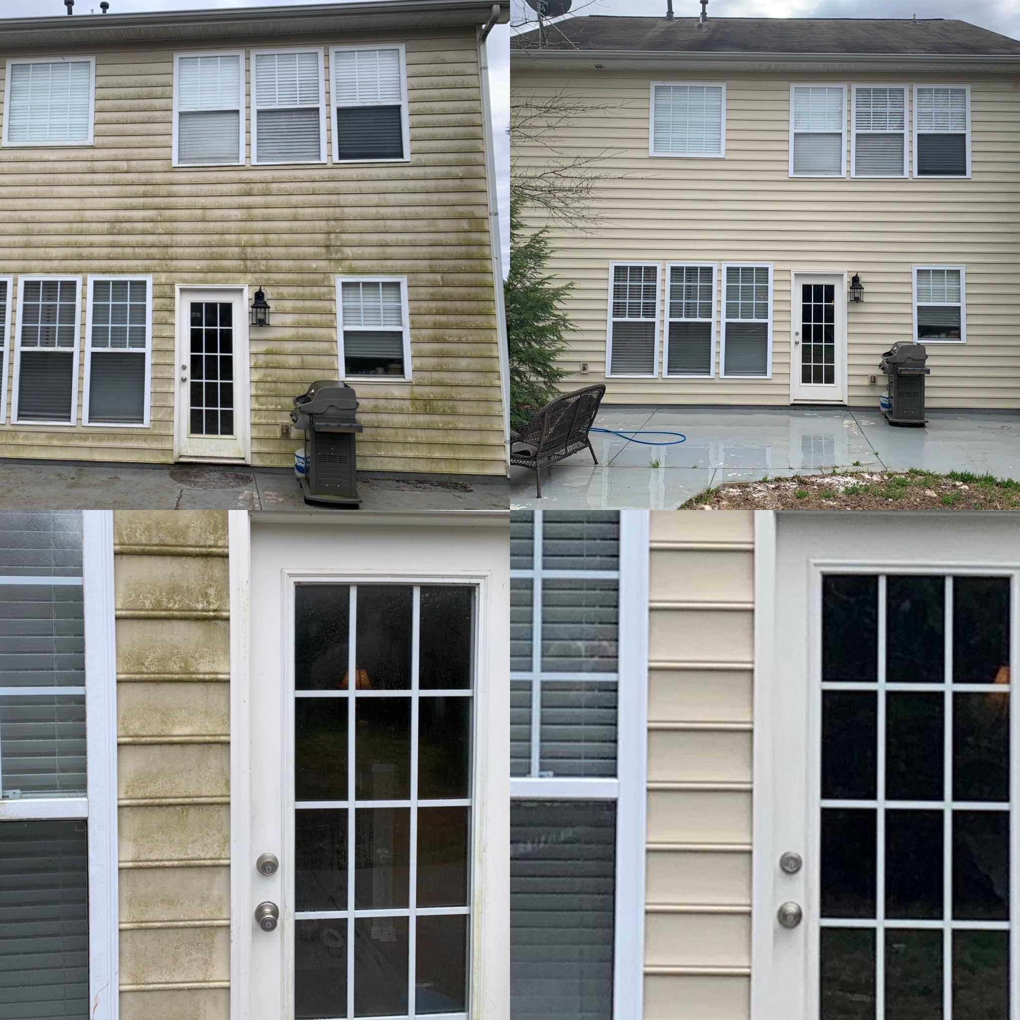 House Exterior before and after